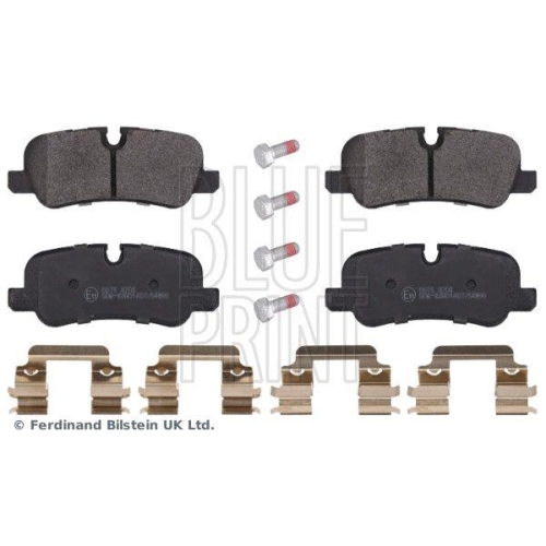 Bremsbelagsatz Scheibenbremse Blue Print ADJ134205 f&uuml;r Land Rover Hinterachse