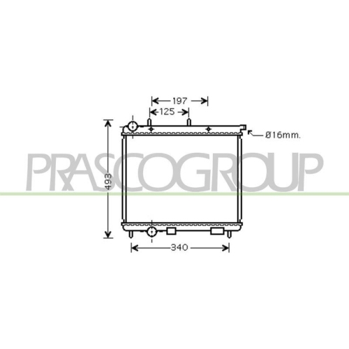 K&uuml;hler Motork&uuml;hlung Prasco CI304R003 Prascoselection f&uuml;r Citro&euml;n