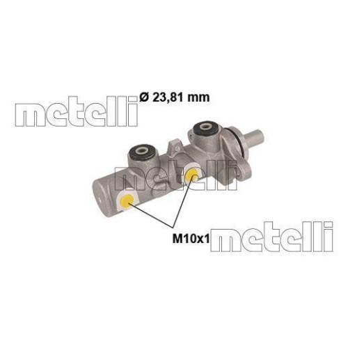 Hauptbremszylinder Metelli 05-0800 für Mazda