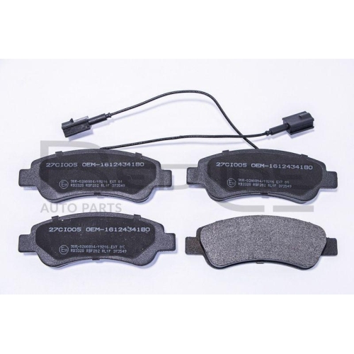 Bremsbelagsatz Scheibenbremse Red-line 27CI005 f&uuml;r Citro&euml;n Fiat Peugeot