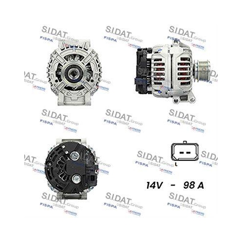 Generator Sidat A12BH0104A2 f&uuml;r Renault