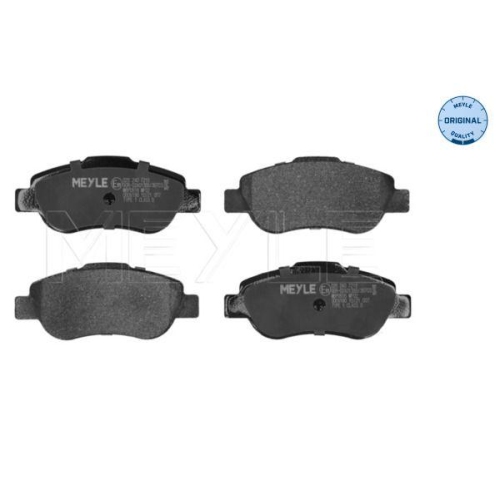 Bremsbelagsatz Scheibenbremse Meyle 0252407218 Meyle-original: True To Oe. f&uuml;r