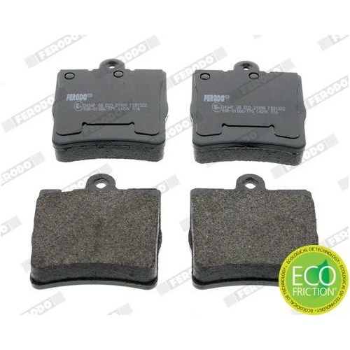 Bremsbelagsatz Scheibenbremse Ferodo FDB1322 Premier Eco Friction f&uuml;r