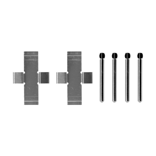 Zubehörsatz Scheibenbremsbelag Bosch 1987474600 für Vorderachse