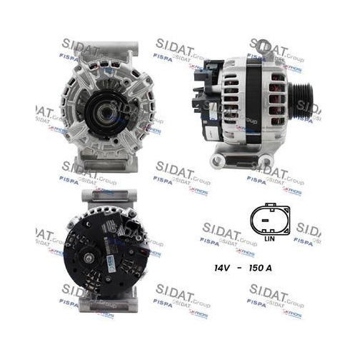 Alternator Sidat A12BH0106 for Ford