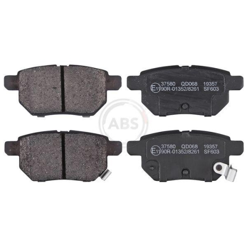 Bremsbelagsatz Scheibenbremse A.b.s. 37580 f&uuml;r Subaru Toyota Aston Martin