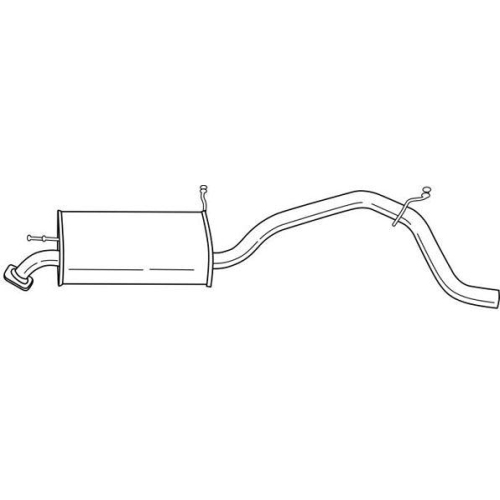 Endschalld&auml;mpfer Sigam 75609 f&uuml;r Subaru Suzuki