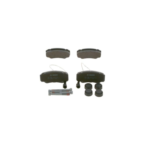 Bremsbelagsatz Scheibenbremse Bosch 0986494391 f&uuml;r Nissan Renault Hinterachse
