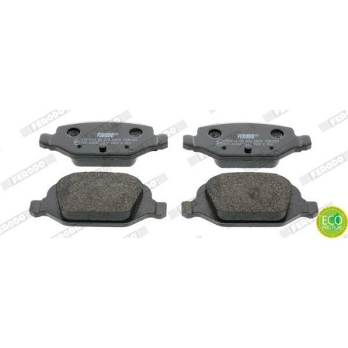 Bremsbelagsatz Scheibenbremse Ferodo FDB1324 Premier Eco Friction f&uuml;r Fiat Lada