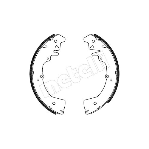 Bremsbackensatz Metelli 53-0549 f&uuml;r Tata Hinterachse