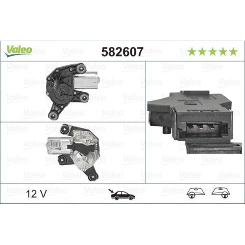 Wischermotor Valeo 582607 Original Teil f&uuml;r Alfa Romeo Hinten