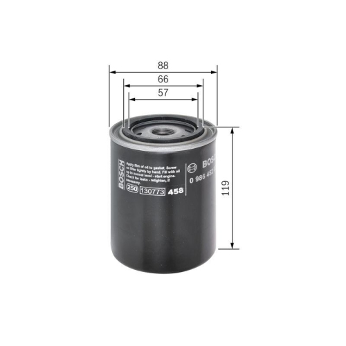 Ölfilter Bosch 0986452020 für