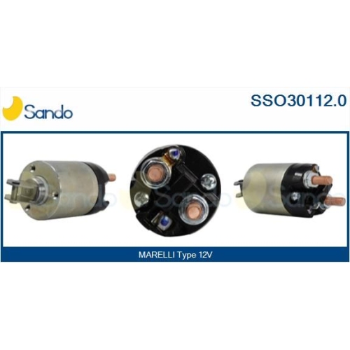 Magnetschalter Starter Sando SSO30112.0 f&uuml;r Fiat