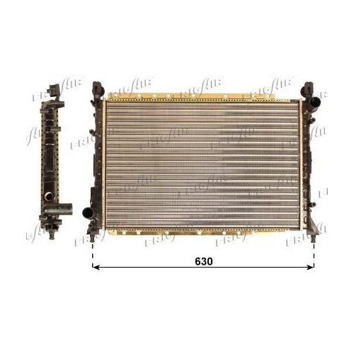 Kühler Motorkühlung Frigair 0113.2004 für Alfarome/fiat/lanci