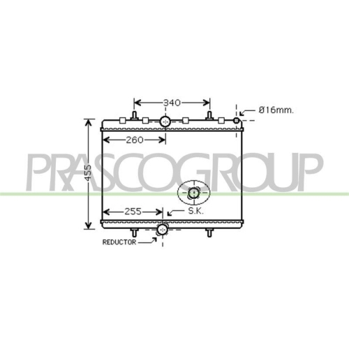 K&uuml;hler Motork&uuml;hlung Prasco CI942R002 Prascoselection f&uuml;r Citro&euml;n Fiat Lancia