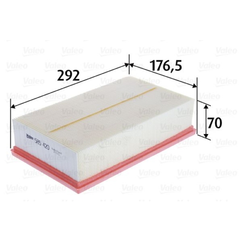 Luftfilter Valeo 585420 für Audi Seat Skoda VW Cupra