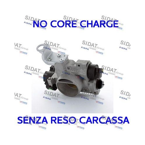 Drosselklappenstutzen Sidat 88.001R f&uuml;r Alfa Romeo Fiat Lancia Ferrari Agri