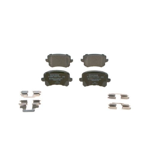 Brake Pad Set Disc Brake Bosch 0986494731 for Audi Porsche Seat Skoda VW