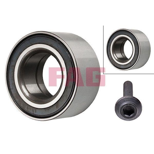 Radlagersatz Schaeffler Fag 713 6102 90 f&uuml;r Audi VW Hinterachse