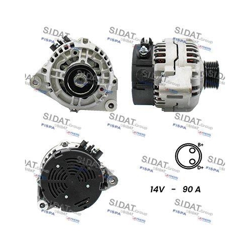Generator Sidat A12BH0410A2 für Citroën Mercedes Benz Mercedes Benz Peugeot
