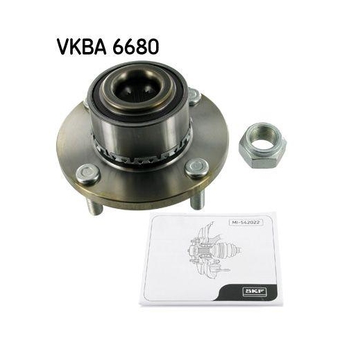 Radlagersatz Skf VKBA 6680 f&uuml;r Vorderachse