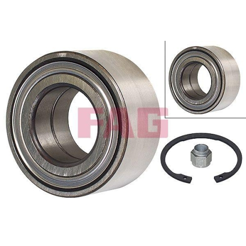 Radlagersatz Schaeffler Fag 713 6500 60 f&uuml;r Citro&euml;n Peugeot Vorderachse