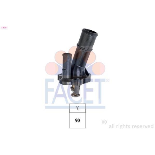 Thermostat K&uuml;hlmittel Facet 7.8751 Made In Italy - Oe Equivalent f&uuml;r Ford Volvo