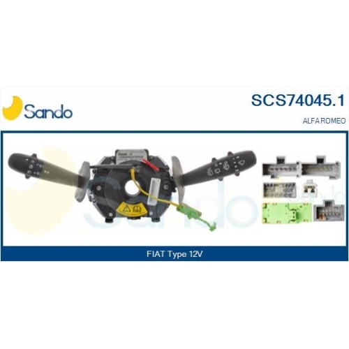 Lenkstockschalter Sando SCS74045.1 f&uuml;r Fiat F&uuml;r Fahrzeuge Mit Obd