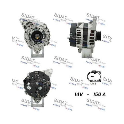 Generator Sidat A12BH0553 f&uuml;r Mercedes Benz Mercedes Benz Mercedes Benz