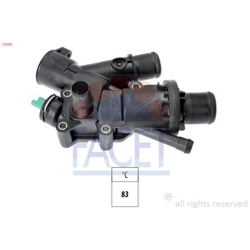 Thermostat K&uuml;hlmittel Facet 7.8790 Made In Italy - Oe Equivalent f&uuml;r Alfa Romeo