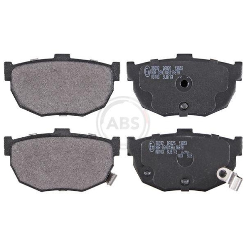 Bremsbelagsatz Scheibenbremse A.b.s. 36692 f&uuml;r Nissan Hyundai Kia Hinterachse
