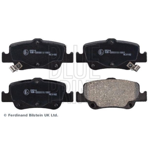 Bremsbelagsatz Scheibenbremse Blue Print ADT342173 f&uuml;r Toyota Hinterachse
