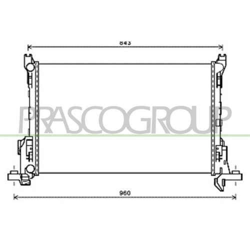 K&uuml;hler Motork&uuml;hlung Prasco FT900R001 Prascoselection f&uuml;r Fiat Opel Vauxhall