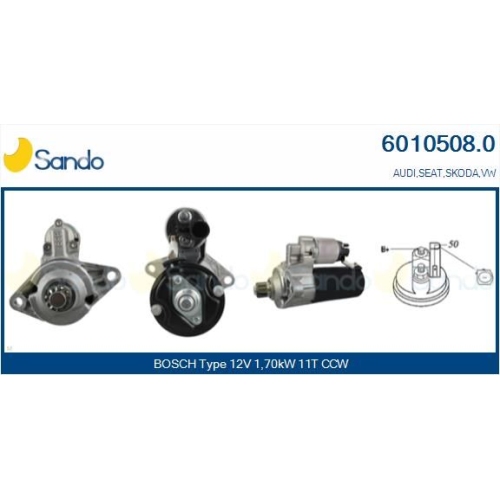 Starter Sando 6010508.0 für Vag