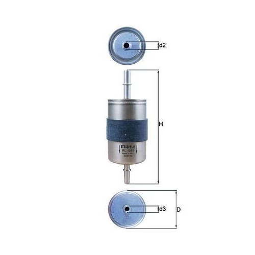 Kraftstofffilter Mahle KL 1055 für Volvo Polestar