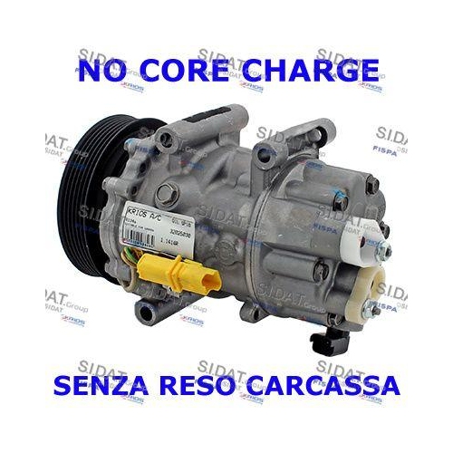 Kompressor Klimaanlage Sidat 1.1414R f&uuml;r Citro&euml;n Peugeot Citro&euml;n/peugeot