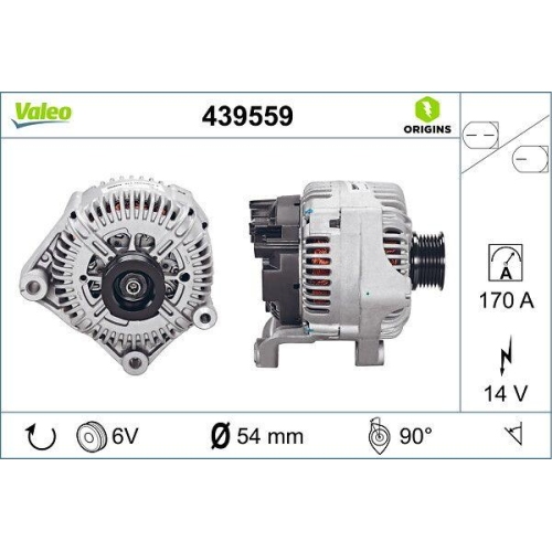 Generator Valeo 439559 Valeo Origins New Oe Technologie f&uuml;r Bmw