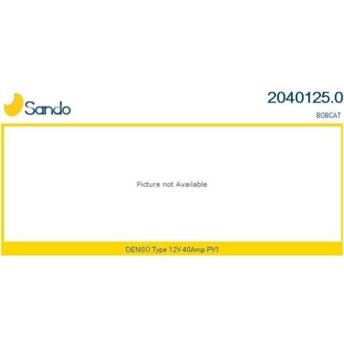 Generator Sando 2040125.0 f&uuml;r Kubota