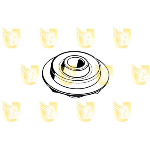 Lagerung Lenker Unigom 391413 f&uuml;r Ford Mitte Vorderachse Links