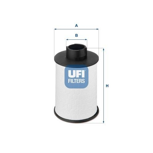 Kraftstofffilter Ufi 60.H2O.00 f&uuml;r Citro&euml;n Fiat Ford General Motors Opel Peugeot