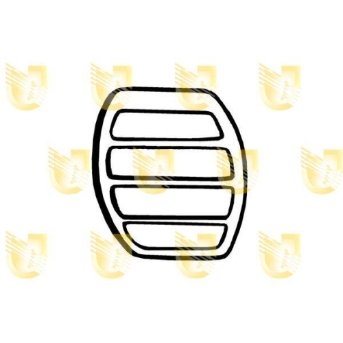 Pedalbelag Bremspedal Unigom 155031 für Renault