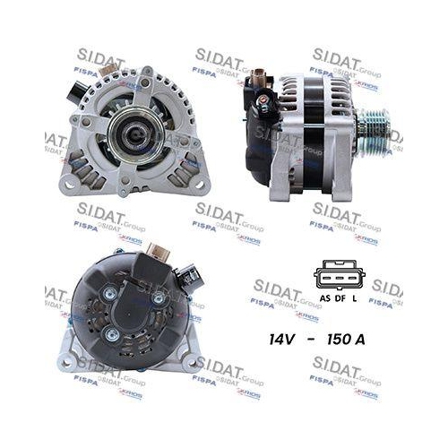 Generator Sidat A12DE0006A2 f&uuml;r Ford Mazda Volvo
