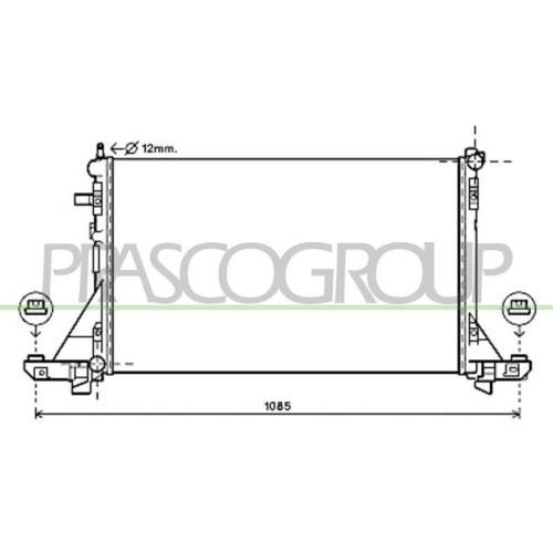 K&uuml;hler Motork&uuml;hlung Prasco DS962R003 Prascoselection f&uuml;r Nissan Opel Vauxhall