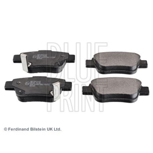Bremsbelagsatz Scheibenbremse Blue Print ADT342147 f&uuml;r Toyota Hinterachse