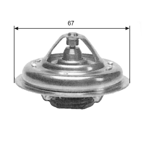 Thermostat K&uuml;hlmittel Gates TH09985G1 f&uuml;r Citro&euml;n Mercedes Benz Mercedes Benz