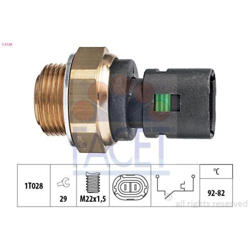 Ventola radiatore KW Termocontatto 550 701