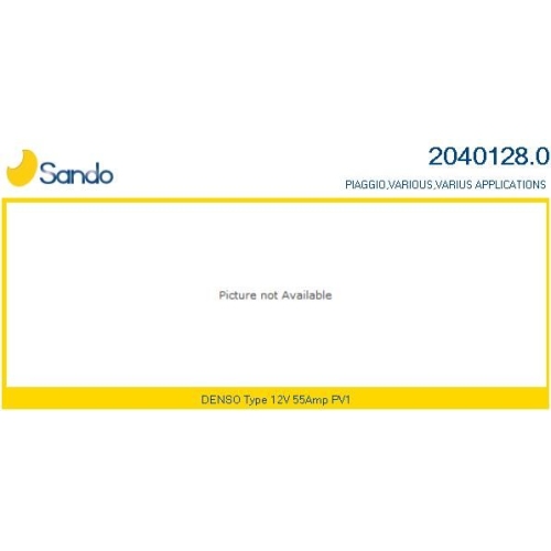 Generator Sando 2040128.0 für Kubota Lombardini