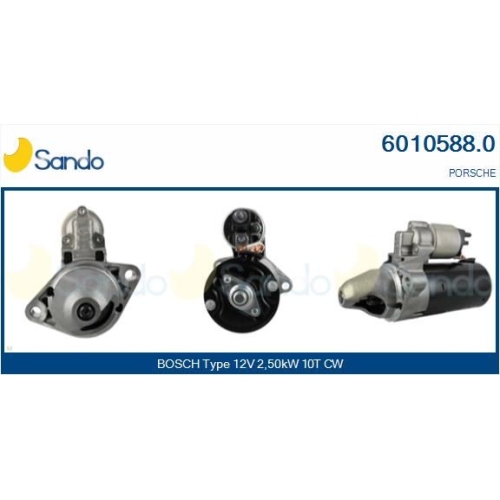 Starter Sando 6010588.0 f&uuml;r Porsche