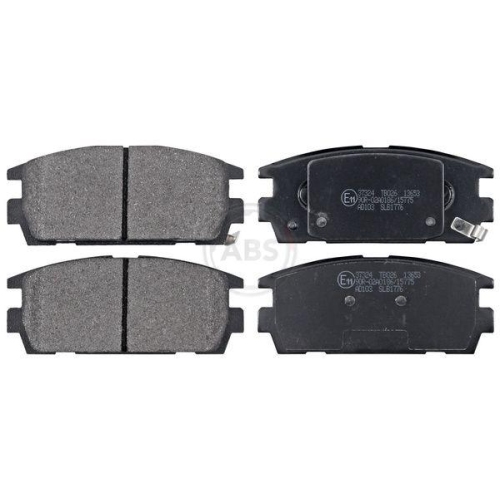 Bremsbelagsatz Scheibenbremse A.b.s. 37324 f&uuml;r Hyundai Hinterachse