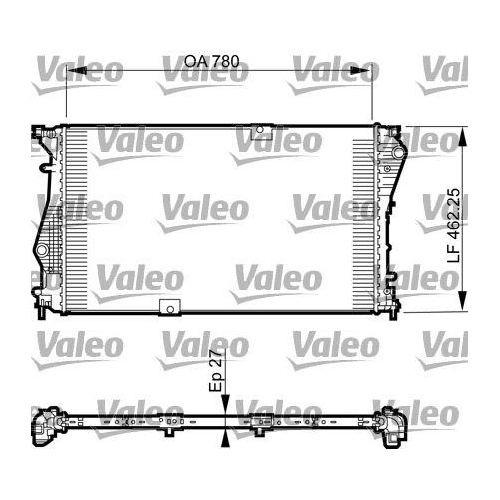 K&uuml;hler Motork&uuml;hlung Valeo 735599 f&uuml;r Nissan Opel Renault Vauxhall